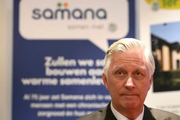 King Philippe And Queen Mathilde Visit Convalescent Home NIEUWPOORT, BELGIUM - DECEMBER 16: King Philippe and Queen Mathilde pictured paying a Christmas visit to the non-profit organisation Samana at the Ter Duinen holiday and convalescent home in Nieuwpoort on December 16, 2025 in NIeuwpoort, Belgium, 16 12 2025 NIeuwpoort Belgium  Copyright: xPhilipxReynaersx