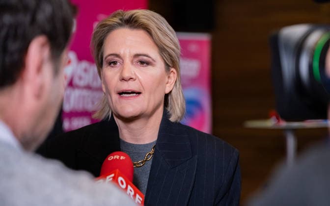 20251216 Eurovision Song Contest 2026 - ORF-Medienupdate WIEN, OESTERREICH - 16. DEZEMBER: Sujet - Symbolbild - Mediengespraech anlaesslich eines ORF Updates zum 70. ESC - Eurovision Song Contest vom 12. bis zum 16. Mai 2026 in Wien im Foyer der Halle F der Wiener Stadthalle am 16. Dezember 2025 in Wien, Oesterreich. 251216_SEPA_17_048 Copyright: xIsabellexOuvrardx SEPAxMedia