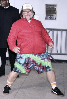 NEW YORK, NY- DECEMBER 16: Jack Black seen at The Drew Barrymore Show on December 16, 2025 in New York City. Copyright: xRWx