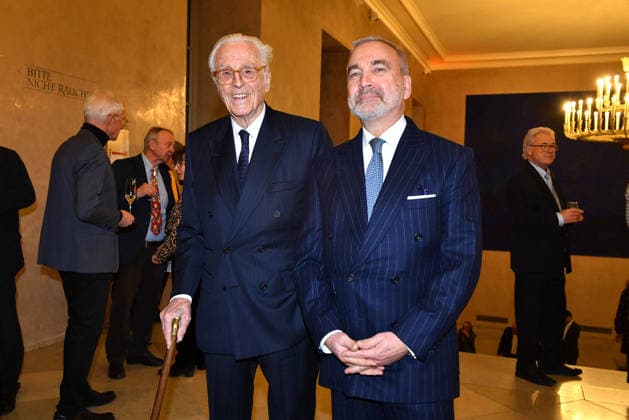 Herzog Franz von Bayern und Thomas Greinwald beim 30. BMW Advents-Benefizkonzert 30. BMW Benefiz Adventskonzert in der Residenz im Herkulessaal am 16.12.2025 in Muenchen 30. Advents Benefizkonzert von BMW in Muenchen