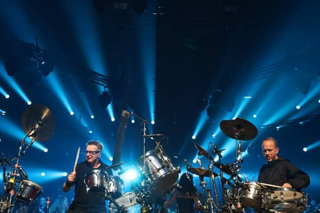 Night of the Proms Erfurt 16.12.2025, Erfurt, Messehalle, Night of the Proms - Klassik trifft Pop - mit musikalischer Untermalung des Antwerp Philharmonic Orchestra unter der Leitung von Dirigentin Alexandra Arrieche treten grosse Kuenstler auf und begeistern das Publikum im Bild: Safri Duo