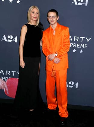 Marty Supreme New York Premiere Gwyneth Paltrow and Timothee Chalamet attending the Marty Supreme New York Premiere held at the Regal Times Square on December 16, 2025 in New York City, NY New York City Regal Times Square NY USA Copyright: xStevenxBergman AFF-USA.COMx