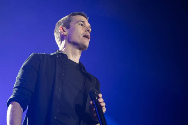 Maldita Nerea performs in Madrid, Spain - 16 Dec 2025 Jorge Ruiz Flores, the singer from the group Maldita Nerea performs during a concert at Movistar Arena in Madrid. Madrid Spain Copyright: xAtilanoxGarciax xSOPAxImagesx photos00153