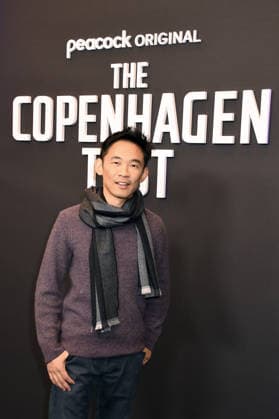 NEW YORK, NY- DECEMBER 16: James Wan at the special screening of Peacock™s The Copenhagen Test on December 16, 2025 at The Whitby Hotel in New York City. Copyright: xMediaPunchx