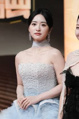 LANGFANG, CHINA - DECEMBER 16: Actress Shen Yue arrives at the red carpet of the Domestic TV Series Ceremony (China TV Drama Awards) on December 16, 2025 in Langfang, Hebei Province of China.  Copyright: xVCGx 111610177376