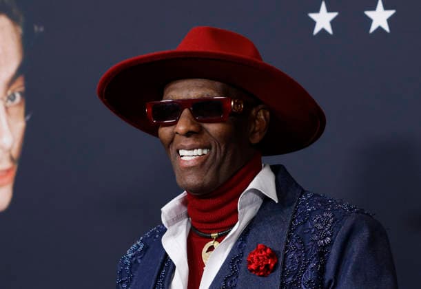 Dapper Dan arrives on the red carpet for A24 s Marty Supreme New York Premiere on Tuesday, December 16, 2025 in New York City.  NYP20251216163 JohnxAngelillo