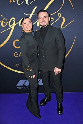 All Together Charity Gala Dinner. Sergiu und Anastasia Maruster anläßlich des All Together Charity Gala Dinner am 16.12.2025 in Heidelberg. 20251216MWI097703
