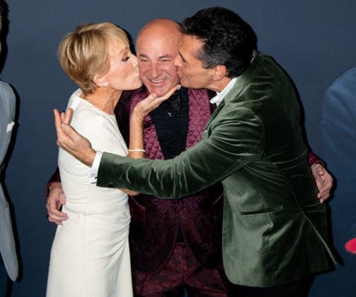 Red carpet for the New York premiere of A24 s Marty Supreme Featuring: Barbara Corcoran, Kevin O Leary and Daniel Lubetzky Where: New York, New York, United States When: 16 Dec 2025 Credit: Janet Mayer INSTARimages.com EDITORIAL USE ONLY. NOT FOR USE BY NEWSPAPERS BASED IN THE UK. Copyright: xx instar55342389