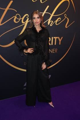 All Together Charity Gala. Cathy Hummels beim der All Together Charity-Gala 2025 im WinterVarieté in Heidelberg. Heidelberg WinterVariete Baden-Württemberg