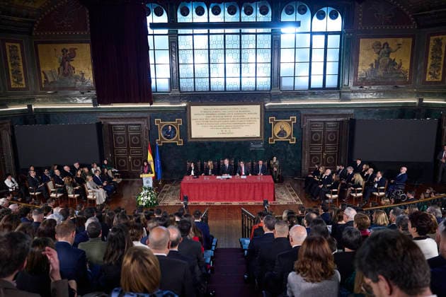 King Felipe VI presides over the delivery of offices to the 63rd promotion of the prosecutor career The King, Felipe VI, presides over the delivery of offices to the 63rd promotion of the prosecutor career accompanied by the Minister of the Presidency, Félix Bolanos, on December 17, 2025, in Madrid Spain The presentation of the offices is made to the 76 members of the 63rd promotion of the prosecutor career who have completed the selective course at the Center for Legal Studies and will become new state prosecutors 17 DECEMBER 2025 Jesús Hellí Espana  Copyright: xJesusxHellinx 7174889