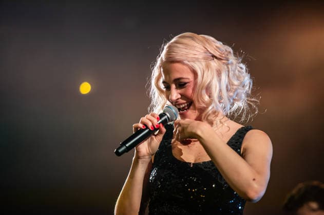 Pixie Lott plays live at Union Chapel for Christmas.  Copyright: xCRISTINAxMASSEIx xipa-agency.netx xx IPA_Agency_IPA69256741