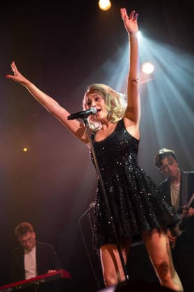 Pixie Lott plays live at Union Chapel for Christmas.  Copyright: xCRISTINAxMASSEIx xipa-agency.netx xx IPA_Agency_IPA69257139