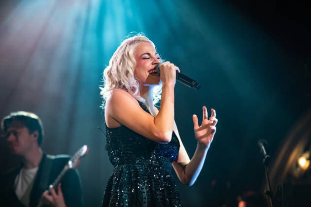 Pixie Lott plays live at Union Chapel for Christmas.  Copyright: xCRISTINAxMASSEIx xipa-agency.netx xx IPA_Agency_IPA69257228