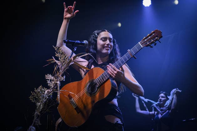 Music Concert - La NINA - Furesta Europa Tour The Neapolitan female singer-songwriter La Nina pseudonym of Carola Moccia - performs live for the Furesta Europa Tour at at Atlantico Club on December 17, 2025 in Rome, Italy Rome Atlantico Italy Copyright: xRobertoxBettacchix xLiveMediax LPM_2198473