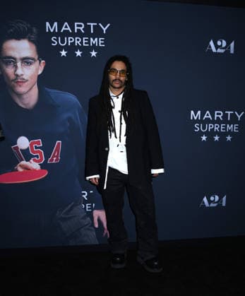 December 16, 2025, New York, Ny, United States: Luka Sabbat attends A24 s Marty Supreme New York Premiere. Held at Regal Times Square in New York. Zuma Press December 16, 2025. New York United States - ZUMAp281 20251216_zea_p281_291 Copyright: xPhotoxImagexPressx