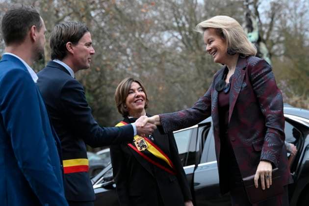 Queen Mathilde Visits Transcripts Of A Sea Exhibition GENT, BELGIUM - DECEMBER 18 : Queen Mathilde pictured visiting Transcripts Of A Sea Exhibition by photographer Stephan Vanfleteren on December 18, 2025 in Gent, Belgium, 18 12 2025 Gent Belgium  Copyright: xPhilipxReynaersx