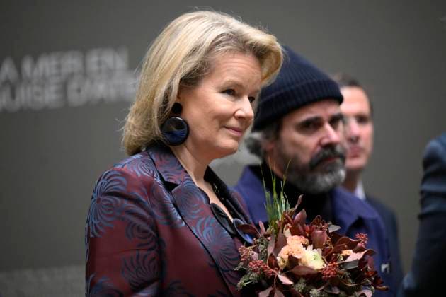 Queen Mathilde Visits Transcripts Of A Sea Exhibition GENT, BELGIUM - DECEMBER 18 : Queen Mathilde pictured visiting Transcripts Of A Sea Exhibition by photographer Stephan Vanfleteren on December 18, 2025 in Gent, Belgium, 18 12 2025 Gent Belgium  Copyright: xPhilipxReynaersx