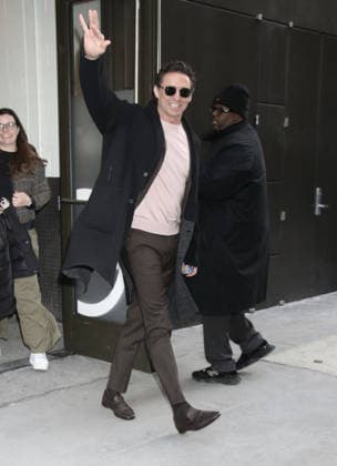 Hugh Jackman on The View to talk about new movie Song Sung Blue Featuring: Hugh Jackman Where: New York City, New York, United States When: 17 Dec 2025 Credit: Roger Wong INSTARimages EDITORIAL USE ONLY. NOT FOR USE BY NEWSPAPERS BASED IN THE UK. Copyright: xx instar55345638
