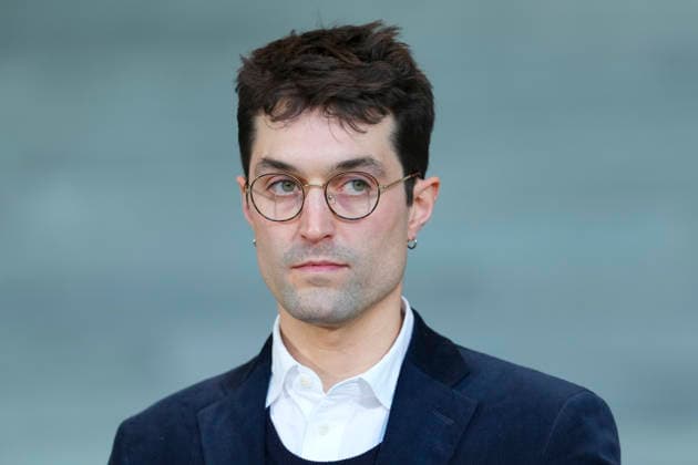 Pressekonferenz zum Musikgipfel im Kanzleramt Christopher Annen im Portrait bei der Pressekonferenz nach dem Musikgipfel im Kanzleramt, Berlin, 18.12.2025 Berlin Berlin Deutschland