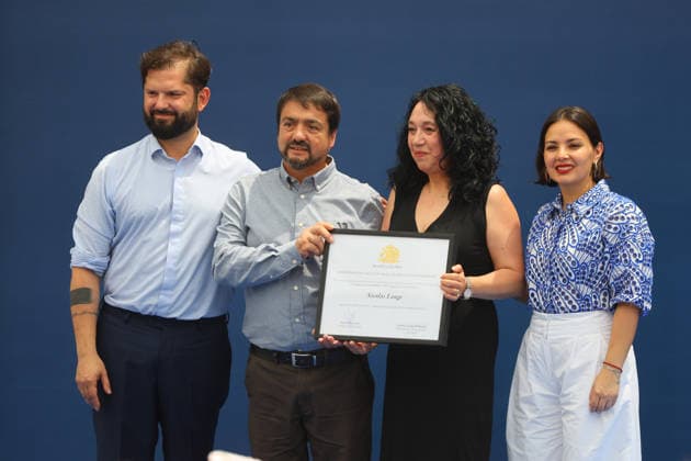 Santiago, December 18, 2025 President Gabriel Boric leads the award ceremony of the President of the Republic Awards for National Music and Performing Arts 2025 Jonnathan Oyarzun Aton Chile, Santiago Chile Aton 1113013  Copyright: JONNATHANxOYARZUN ATONxCHILE