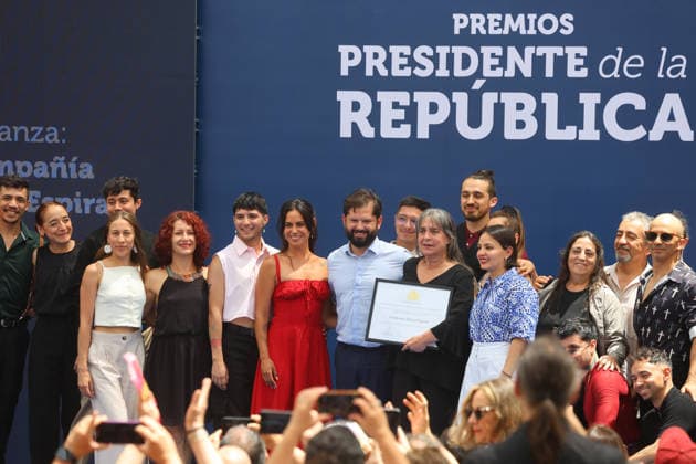 Santiago, December 18, 2025 President Gabriel Boric leads the award ceremony of the President of the Republic Awards for National Music and Performing Arts 2025 Jonnathan Oyarzun Aton Chile, Santiago Chile Aton 1113025  Copyright: JONNATHANxOYARZUN ATONxCHILE