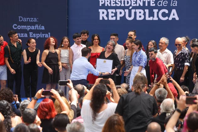 Santiago, December 18, 2025 President Gabriel Boric leads the award ceremony of the President of the Republic Awards for National Music and Performing Arts 2025 Jonnathan Oyarzun Aton Chile, Santiago Chile Aton 1113026  Copyright: JONNATHANxOYARZUN ATONxCHILE