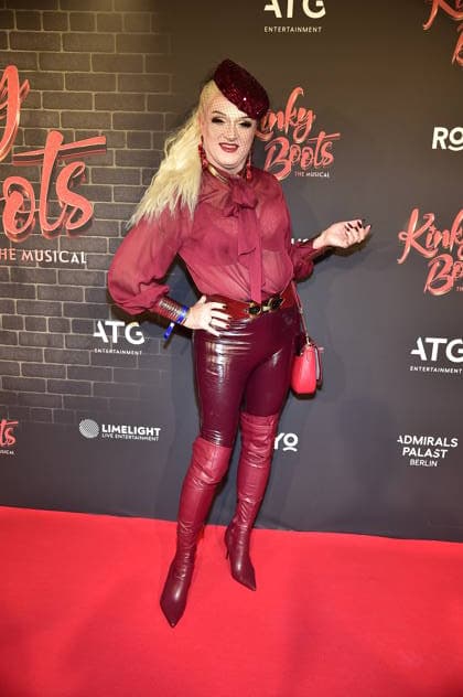 PREMIERE VON ãKINKY BOOTS Ð THE MUSICALÒ Sheila Wolf, Trvestiekünstler PREMIERE VON ãKINKY BOOTS Ð THE MUSICALÒ im Berliner Admiralspalast in Berlin am 18.12.2025