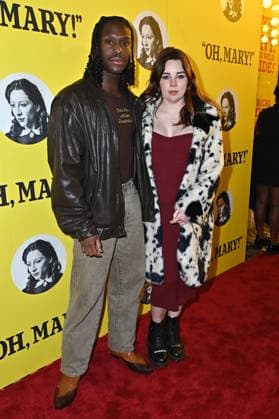 Otamere Guobadia and Shon Faye attends Oh, Mary! Press Night at the Trafalgar Theatre in London, England. UK. Thursday 18th December 2025 Copyright: xJamesxWarrenx OH, MARY! - PRESS NIGHT72