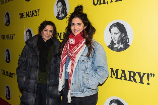 December 18, 2025, London, England, United Kingdom: MEERA SYAL (L) and LEILA FARZAD attend Oh, Mary! opening night premiere at the Trafalgar Theatre. London United Kingdom - ZUMAs371 20251218_zip_s371_060 Copyright: xWiktorxSzymanowiczx