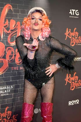 Gloria Viagra bei der Premiere des Musicals Kinky Boots - The Musical im Admiralspalast. Berlin, 18.12.2025