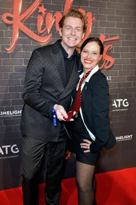 Johannes Heinrichs und Nadja Jo Klapper bei der Premiere des Musicals Kinky Boots - The Musical im Admiralspalast. Berlin, 18.12.2025