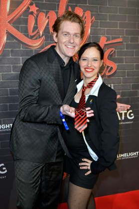 Johannes Heinrichs und Nadja Jo Klapper bei der Premiere des Musicals Kinky Boots - The Musical im Admiralspalast. Berlin, 18.12.2025