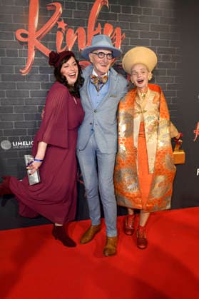 Natascha Warkulat, Günther Krabbenhöft und Britt Kanja bei der Premiere des Musicals Kinky Boots - The Musical im Admiralspalast. Berlin, 18.12.2025