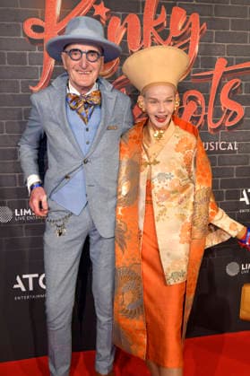 Günther Krabbenhöft und Britt Kanja bei der Premiere des Musicals Kinky Boots - The Musical im Admiralspalast. Berlin, 18.12.2025