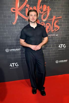 Jannik Schümann bei der Premiere des Musicals Kinky Boots - The Musical im Admiralspalast. Berlin, 18.12.2025