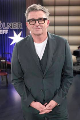 Hans Sigl bei der Aufzeichnung der WDR-Talkshow Kölner Treff im WDR Studio BS 3. Köln, 18.12.2025