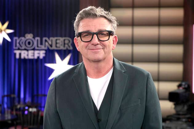 Hans Sigl bei der Aufzeichnung der WDR-Talkshow Kölner Treff im WDR Studio BS 3. Köln, 18.12.2025