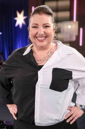 Meltem Kaptan bei der Aufzeichnung der WDR-Talkshow Kölner Treff im WDR Studio BS 3. Köln, 18.12.2025