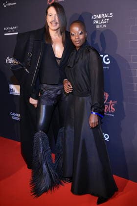 18.12.2025, Jorge Gonzalez und Florence Kasumba, Premiere von Kinky Boots - The Musical, Admiralspalast, Berlin, Berlin