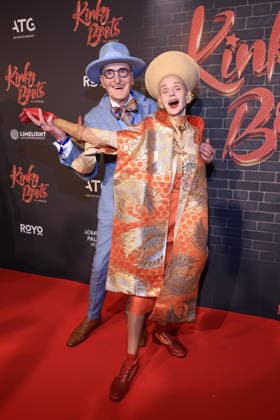 18.12.2025, Guenther Anton Krabbenhoeft und Britt Kanja, Premiere von Kinky Boots - The Musical, Admiralspalast, Berlin, Berlin