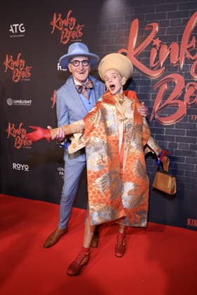 18.12.2025, Guenther Anton Krabbenhoeft und Britt Kanja, Premiere von Kinky Boots - The Musical, Admiralspalast, Berlin, Berlin