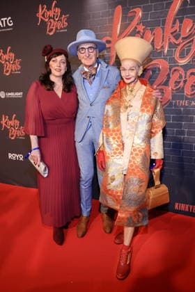 18.12.2025, Guenther Anton Krabbenhoeft und Britt Kanja, Premiere von Kinky Boots - The Musical, Admiralspalast, Berlin, Berlin