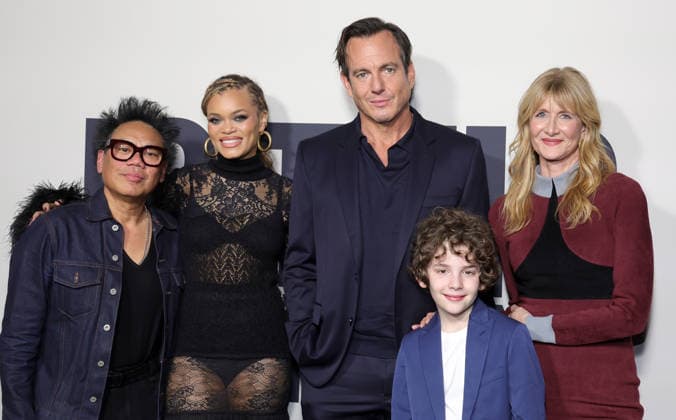 18 December 2025 Los Angeles, California Matthew Libatique, Andra Day, Will Arnett ,Laura Dern, Calvin Knegten Los Angeles Premiere Of Searchlight Pictures Is This Thing On held at Vidiots in Los Angeles Photo Credit AdMedia 451650 2025 12 18 CA Los Angeles United States  Copyright: xAdMediax STAR_451650_042