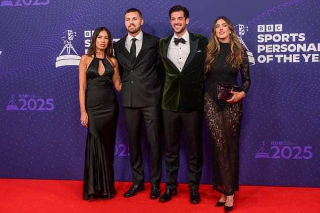 BBC Sports Personality of the Year Arrivals Red Carpet arrivals at Studio 10, Media City in Manchester ahead of the BBC Sports Personality of the Year 2025 Awards Featuring: Lloyd Glasspool, Yasmine Zweegers, Julian Cash Where: Manchester, United Kingdom When: 18 Dec 2025 Credit: Graham Finney WENN Manchester United Kingdom Copyright: xWENNx wenn40849447 x wenn40849447