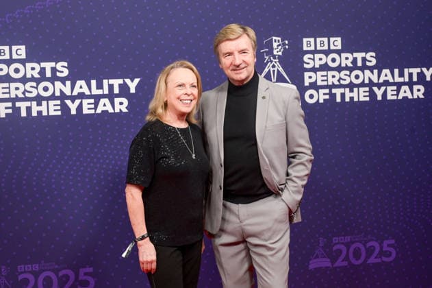 BBC Sports Personality of the Year Arrivals Red Carpet arrivals at Studio 10, Media City in Manchester ahead of the BBC Sports Personality of the Year 2025 Awards Featuring: Jane Torvill, Christopher Dean Where: Manchester, United Kingdom When: 18 Dec 2025 Credit: Graham Finney WENN Manchester United Kingdom Copyright: xWENNx wenn40849457 x wenn40849457