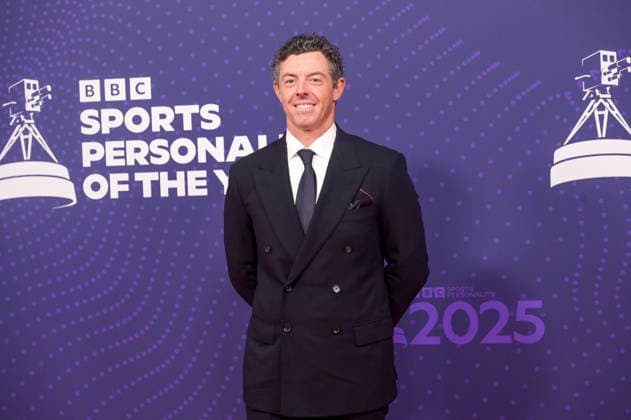 BBC Sports Personality of the Year Arrivals Red Carpet arrivals at Studio 10, Media City in Manchester ahead of the BBC Sports Personality of the Year 2025 Awards Featuring: Rory McIlroy Where: Manchester, United Kingdom When: 18 Dec 2025 Credit: Graham Finney WENN Manchester United Kingdom Copyright: xWENNx wenn40849476 x wenn40849476