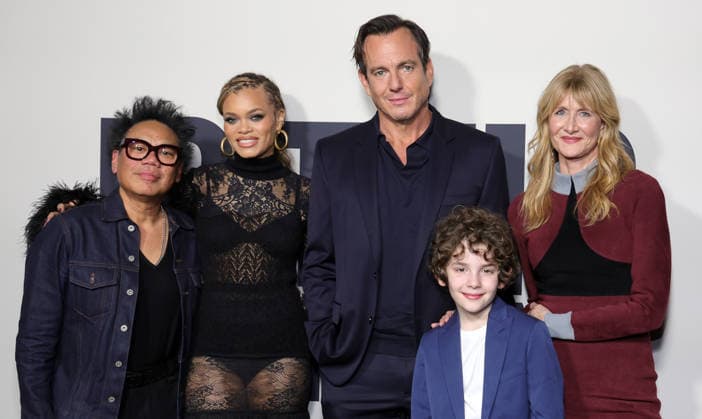Los Angeles Premiere Of Searchlight Pictures Is This Thing On? 18 December 2025 . Los Angeles, California - Matthew Libatique, Andra Day, Will Arnett ,Laura Dern, Calvin Knegten At Los Angeles Premiere Of Searchlight Pictures Is This Thing On? held at Vidiots in Los Angeles., Credit:Sadou Faye Avalon United States, CA, Los Angeles, Vidiots  Copyright: xSadouxFayex xAvalonx 1060334927