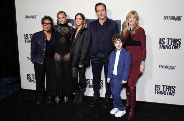 Los Angeles Premiere Of Searchlight Pictures Is This Thing On? 18 December 2025 . Los Angeles, California - Matthew Libatique, Andra Day, Kristen Wiig, Will Arnett ,Laura Dern, Calvin Knegten At Los Angeles Premiere Of Searchlight Pictures Is This Thing On? held at Vidiots in Los Angeles., Credit:Sadou Faye Avalon United States, CA, Los Angeles, Vidiots Copyright: xSadouxFayex xAvalonx 1060334932