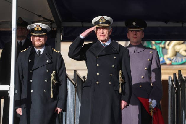 . 19 12 2025. Dartmouth, United Kingdom. King Charles III presides over the Lord High AdmiralÕs Divisions at the Britannia Royal Naval College in Dartmouth. United Kingdom.  xPoolx xi-Imagesx IIM-26465-0002