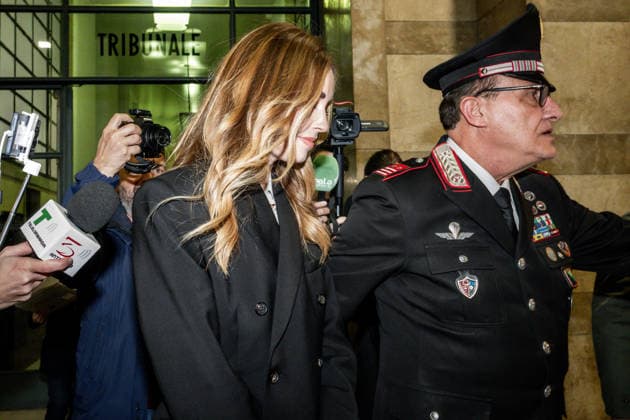 December 19, 2025, Milan, Mi, Italy: December 19, 2025, Milan. Milan Court. Hearing in the Pandoro Gate case with Chiara Ferragni charged. Milan Italy  - ZUMAa289 20251219_zia_a289_007 Copyright: xNicolaxMarfisix